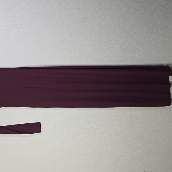 Skims Elegant Soft Longe One Shoulder Long Burgundy Dress Size Xs NwT. - Picture 10 of 10